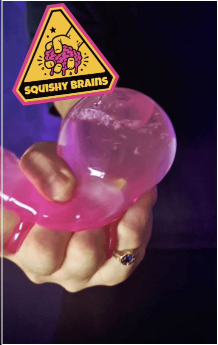 Squishy brain in hand